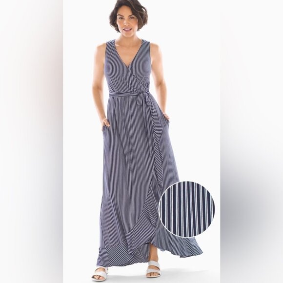 Soma Sleeveless Wrap Sundress One NWT (XL), One NWOT (XXL) - Picture 1 of 6